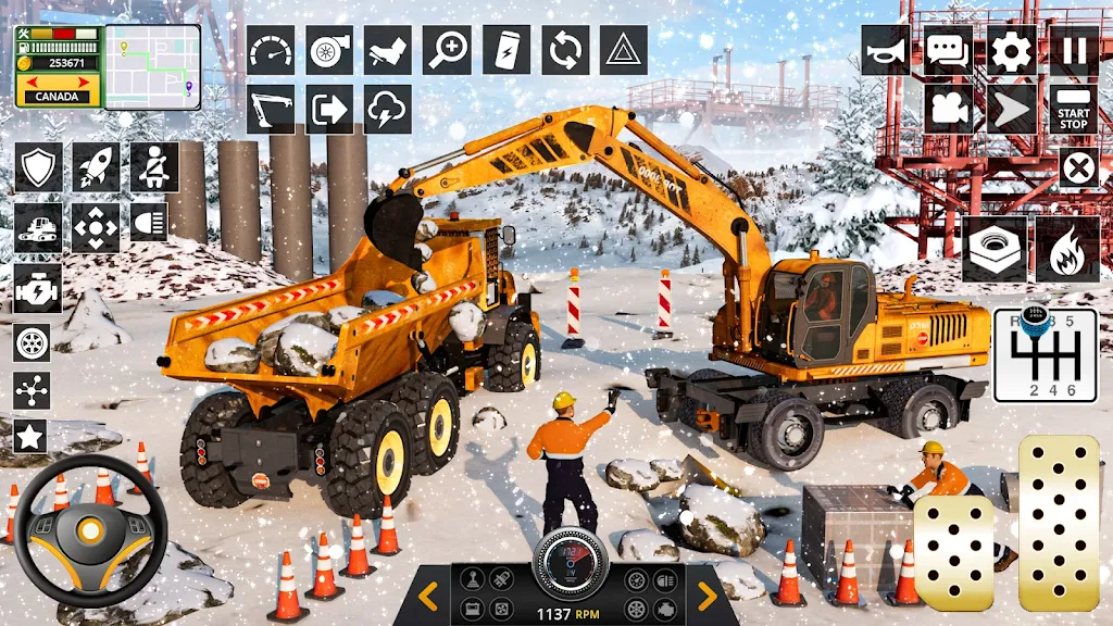 Snow Heavy Construction Game スクリーンショット 2