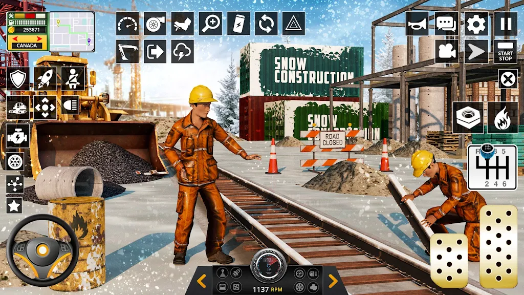 Snow Heavy Construction Game スクリーンショット 4