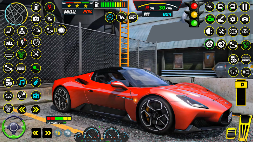 City Car Driving Game 3D 2024 स्क्रीनशॉट 1