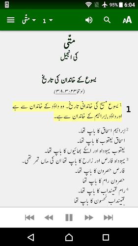 Urdu ERV Bible Capture d’écran 1