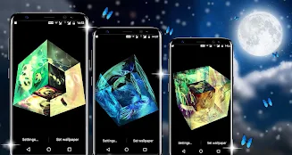 Amazing Cube Live Wallpaper Capture d'écran 3