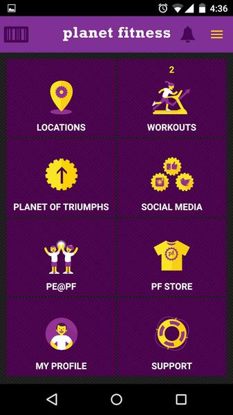 Planet Fitness Workouts Captura de tela 3