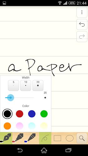 Handwriting memo a Paper Screenshot 1
