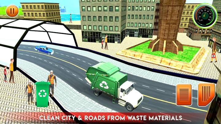 City Garbage Truck Driving Sim應用截圖第2張