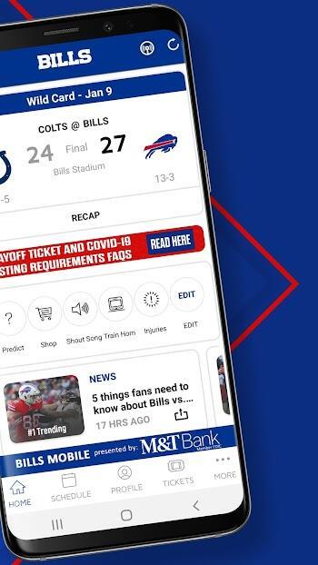 Buffalo Bills Mobile Captura de tela 3