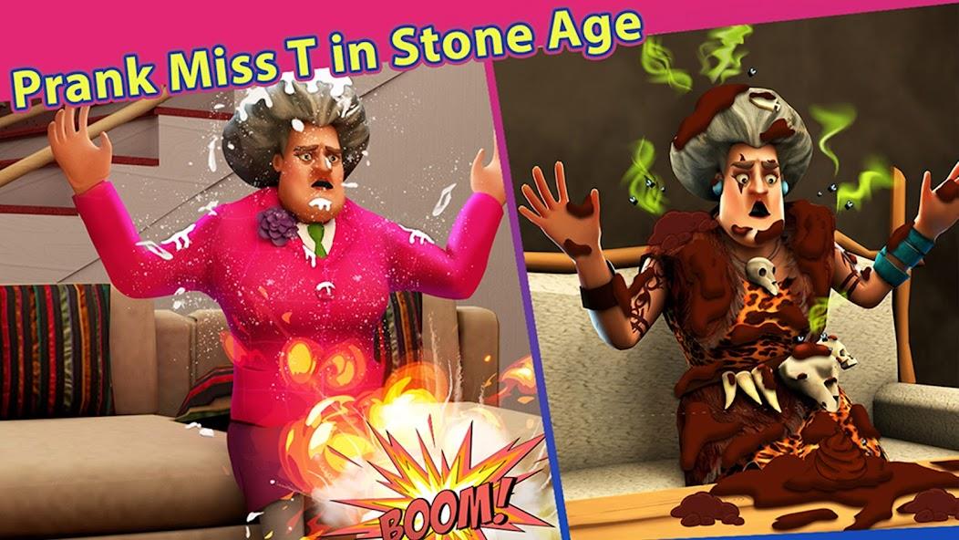 Scary Teacher Stone Age Mod Capture d'écran 1