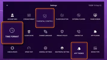 IPTV Smart Purple Player Captura de pantalla 1