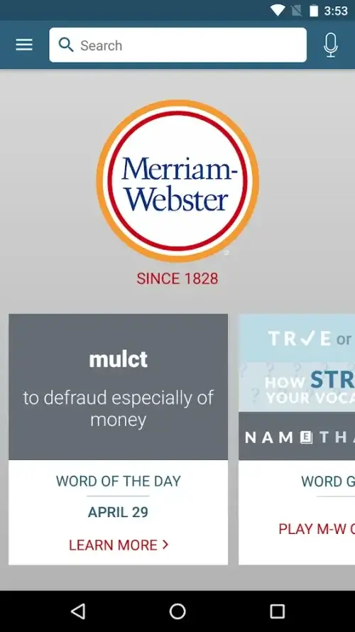 Dictionary - M-W Premium Capture d'écran 1