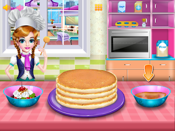 Girls cooking special cake Capture d'écran 1