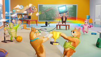 Gang Battle Party: Animals 3D Captura de tela 1