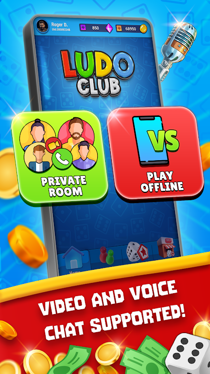 Ludo Club: Online Dice Game Capture d'écran 1