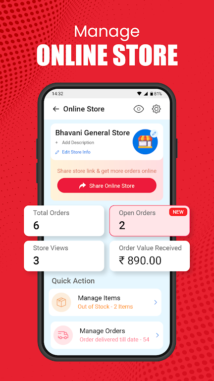 Vyapar Invoice Billing App Captura de pantalla 3