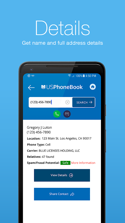 USPhoneBook應用截圖第4張