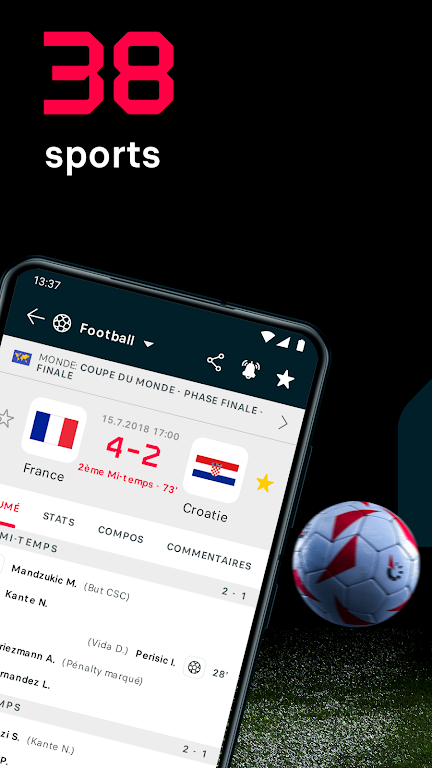 Flashscore - flash résultats 스크린샷 2