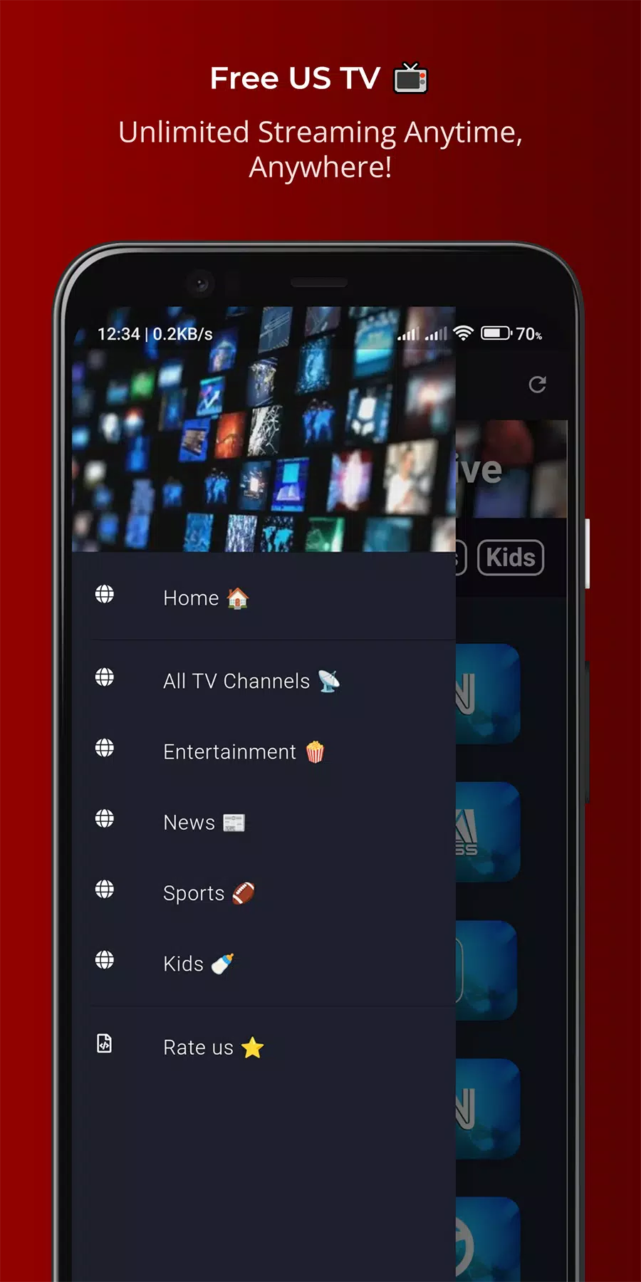 TheTVApp USA Live 스크린샷 3