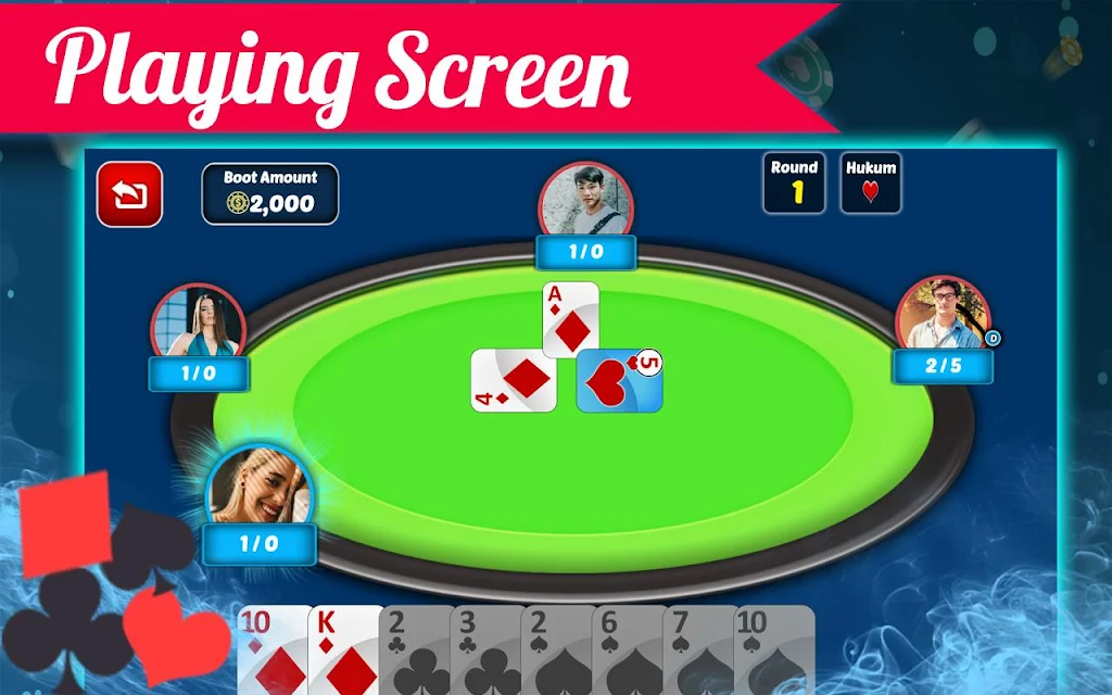 Batak Oyna - Play Spades Free Online Card Games Captura de tela 3