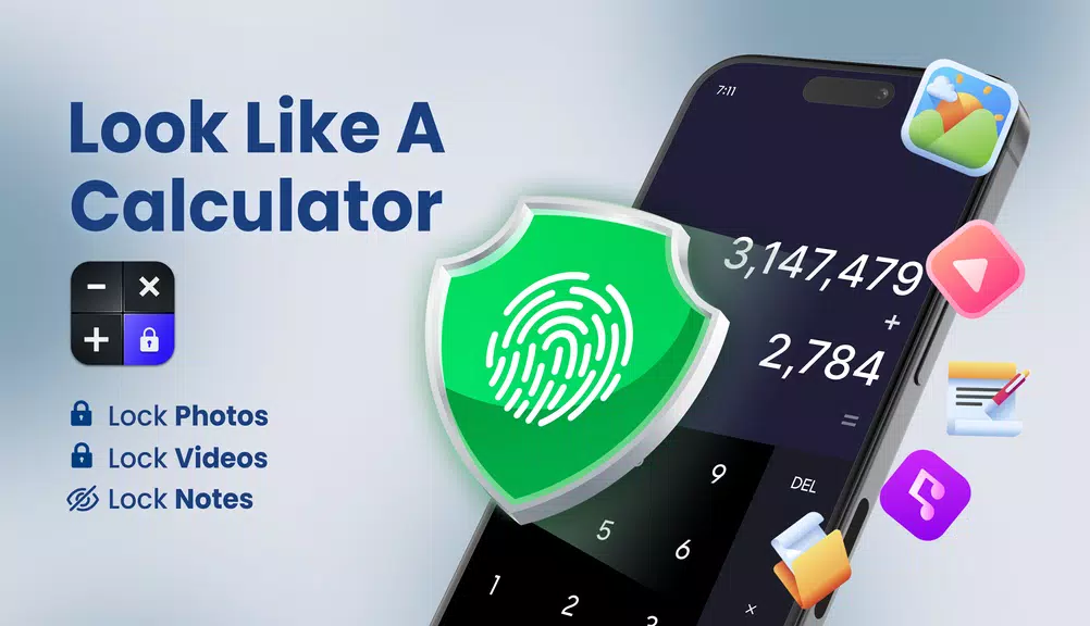 App Lock - Calculator Lock स्क्रीनशॉट 1
