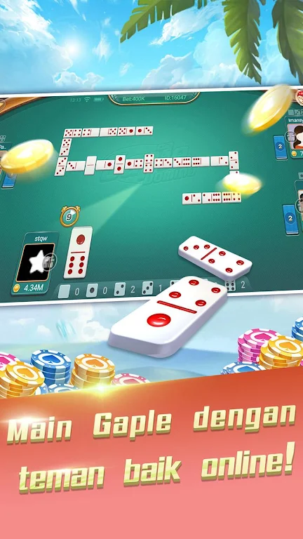 Domino Gaple: QQ 99 dan Texas Lokal Indo スクリーンショット 2