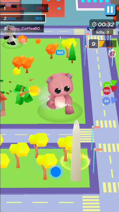 Crazy Monster City Captura de tela 1