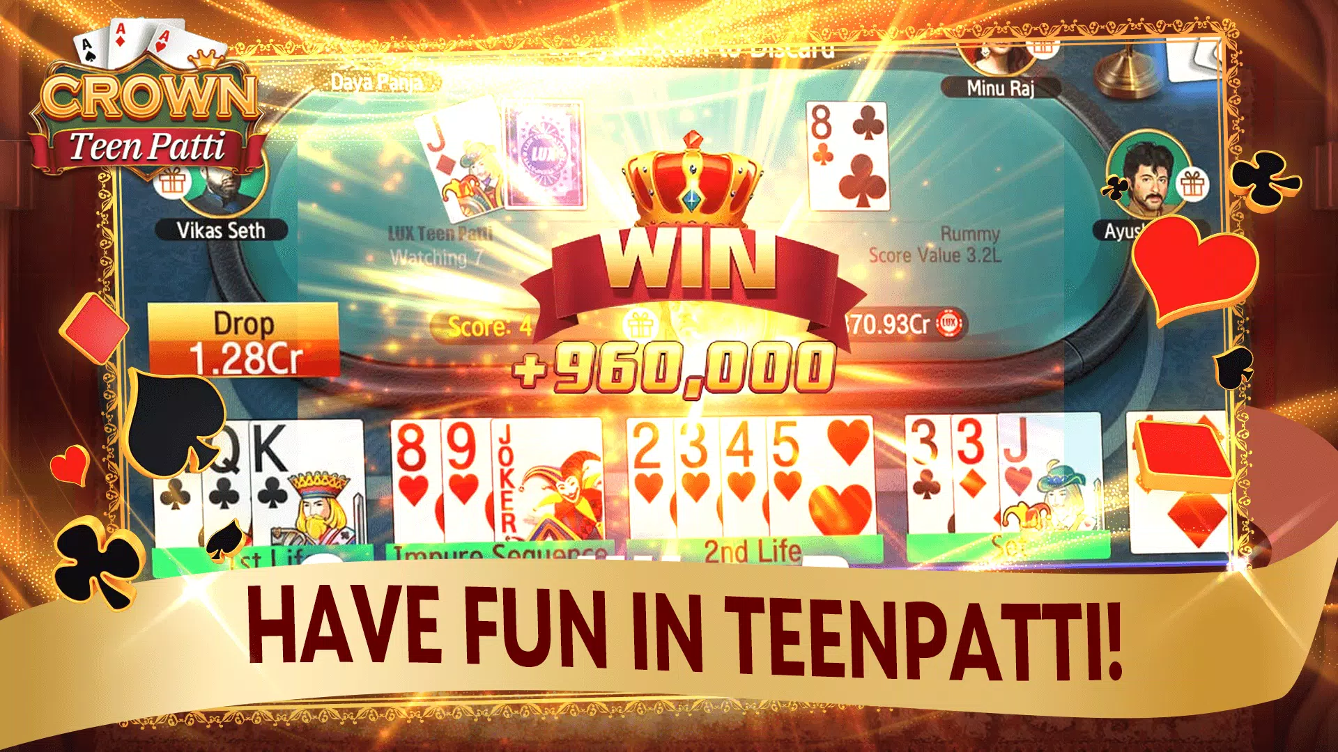 Teen Patti Crown स्क्रीनशॉट 1