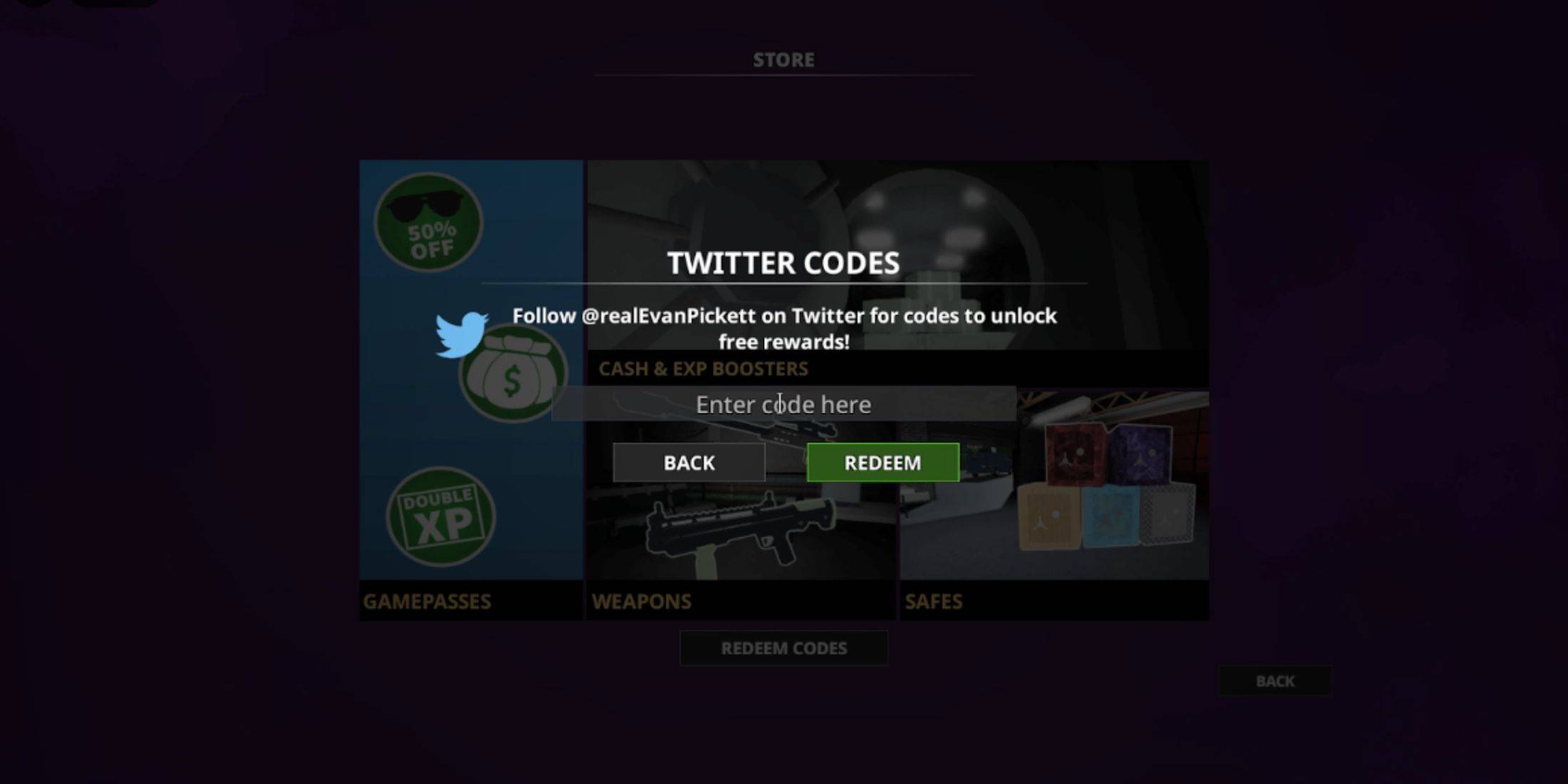 Redeeming Codes
