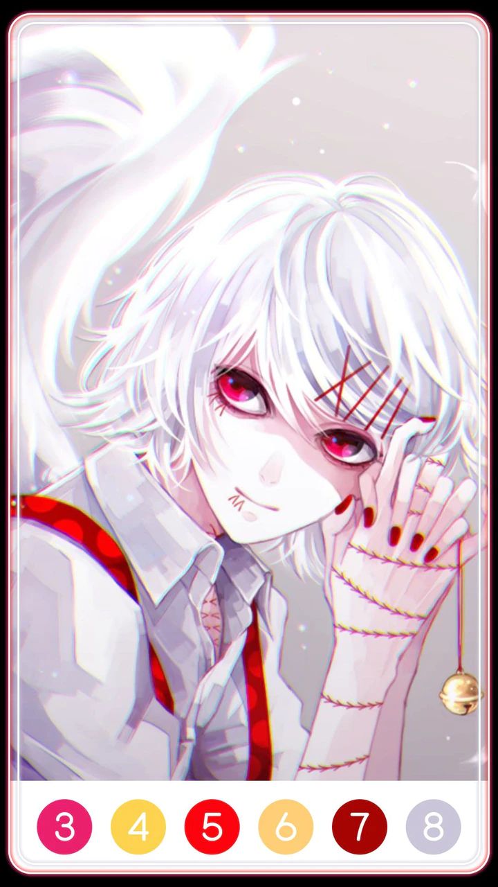 Tokyo Ghoul Paint by Number Скриншот 1