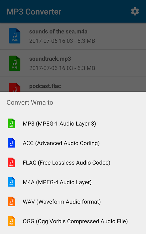 MP3 Converter - Dateien Musik Screenshot 2