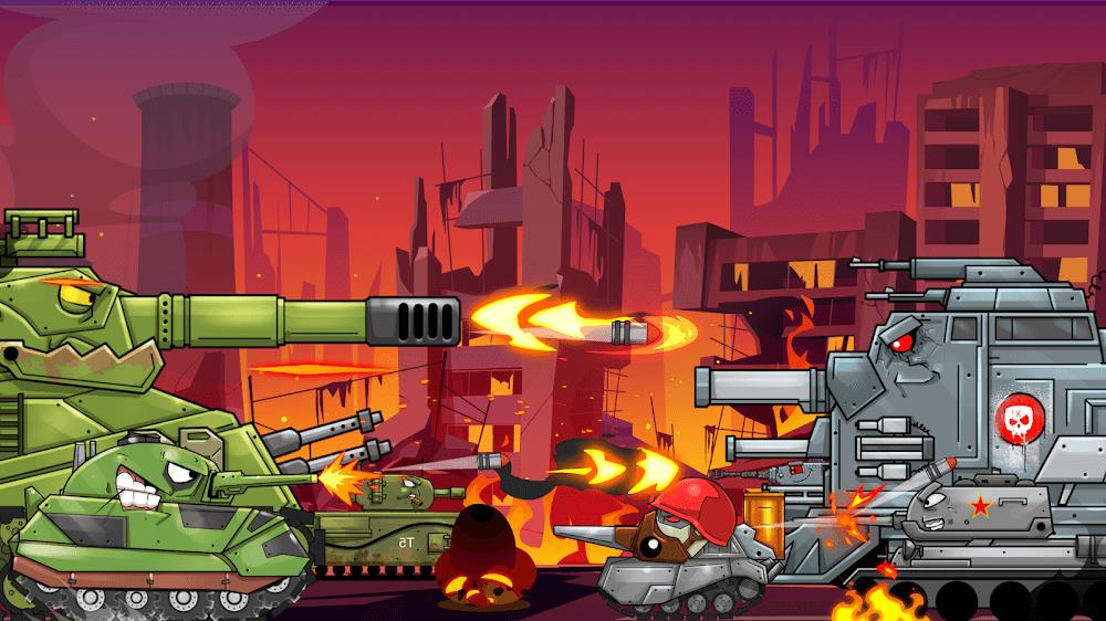 Merge Tanks: Combat war Stars Скриншот 2