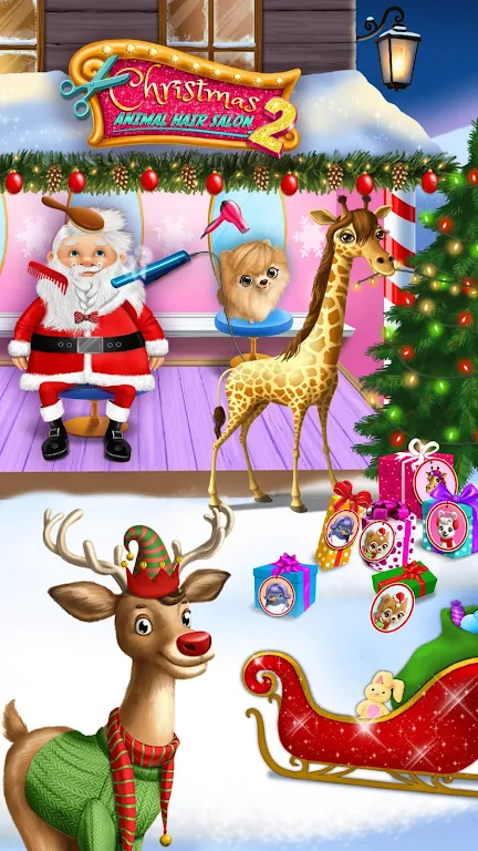 Christmas Animal Hair Salon 2應用截圖第3張