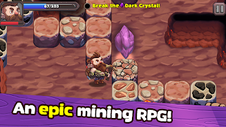 Mine Quest 2: RPG マイニングゲーム スクリーンショット 1