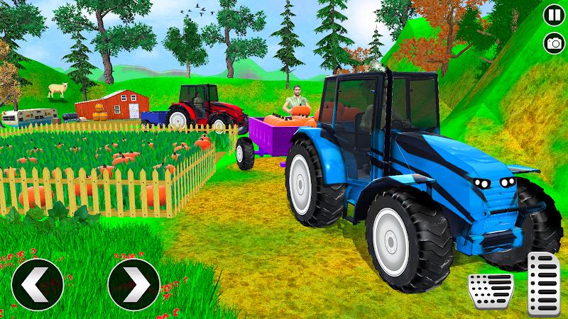 Farmer Tractor Farming Game 3D Screenshot 1