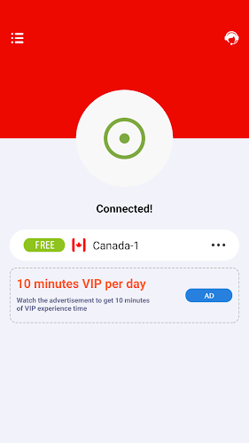 VPN Canada - CA Fast VPN Captura de pantalla 1