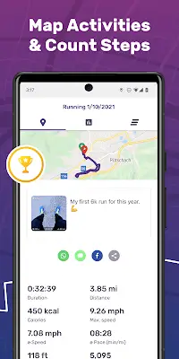 FITAPP: Run Distance Tracker Captura de tela 3