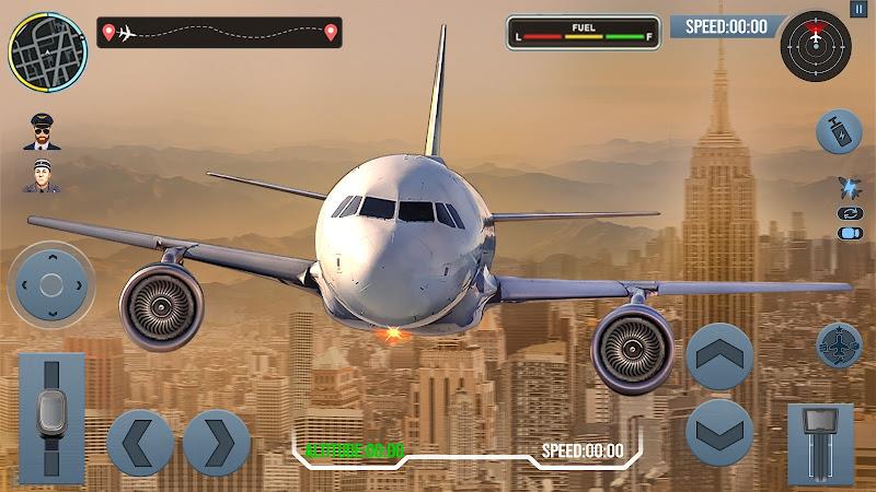 Airplane Simulator Plane Games Captura de tela 1