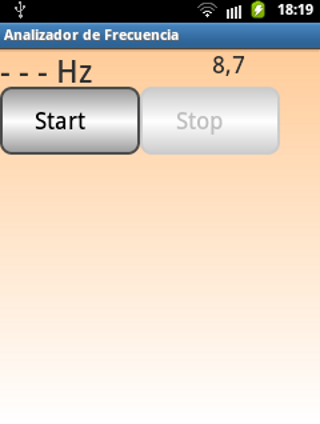 Frequency Analyzer Capture d'écran 3