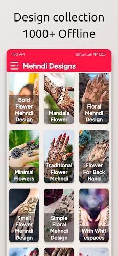 Mehndi Design: Easy & Offline Screenshot 2