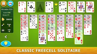 FreeCell Solitaire - Card Game Capture d'écran 1