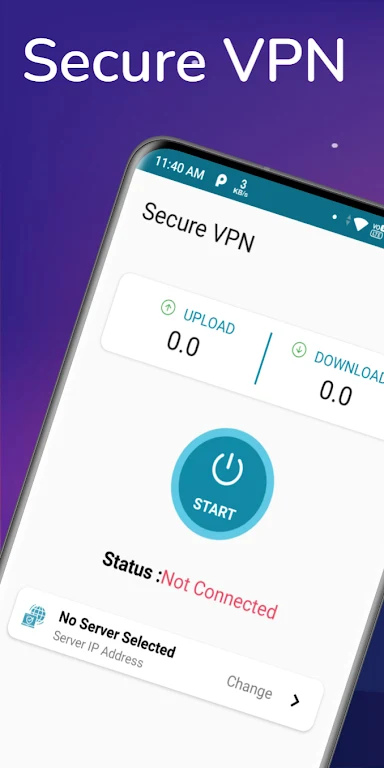 Secure VPN Proxy Captura de pantalla 1