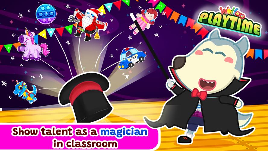 Wolfoo Playtime School Stories應用截圖第4張