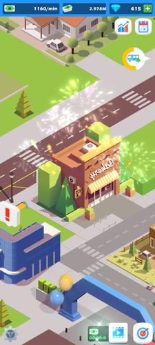 Idle Commercial Street Tycoon Screenshot 1