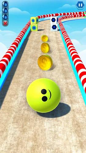 3D Sky Rolling Going Ball Game स्क्रीनशॉट 1