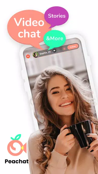 Peachat - Live Video Chat应用截图第1张