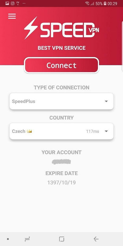 SpeedVPN Iran Captura de pantalla 4