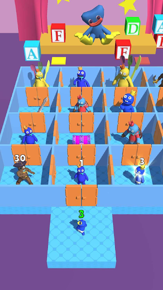 Rainbow Monster - Room Maze Mod應用截圖第1張