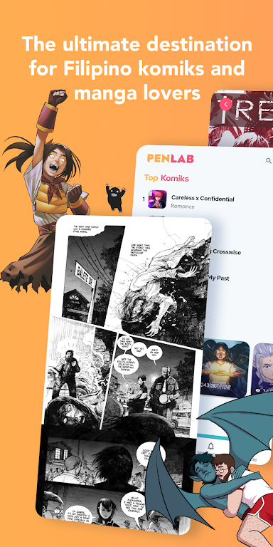 Penlab - Comics Manga Webtoons Скриншот 2