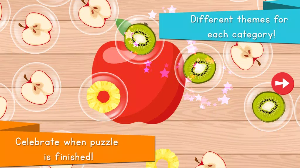 Food Puzzle for Kids Captura de tela 2