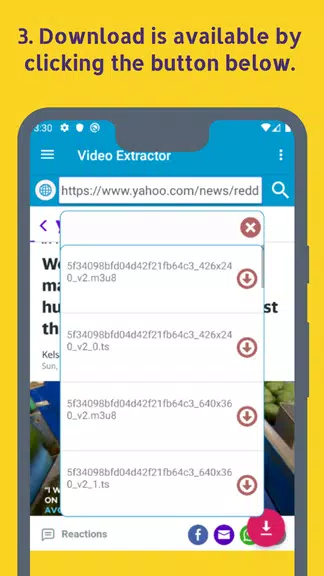 Video Extractor Capture d’écran 4