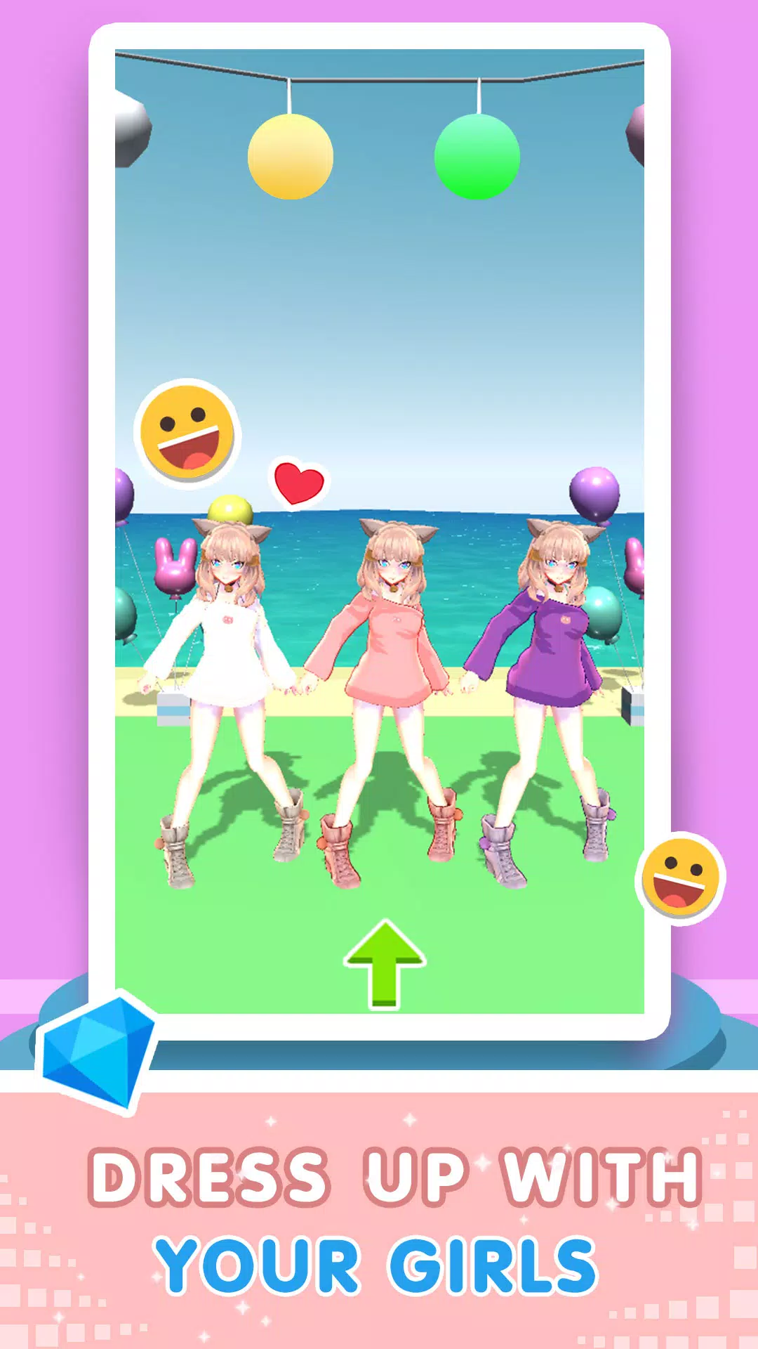 Flirt up - dress up hotties Captura de tela 3