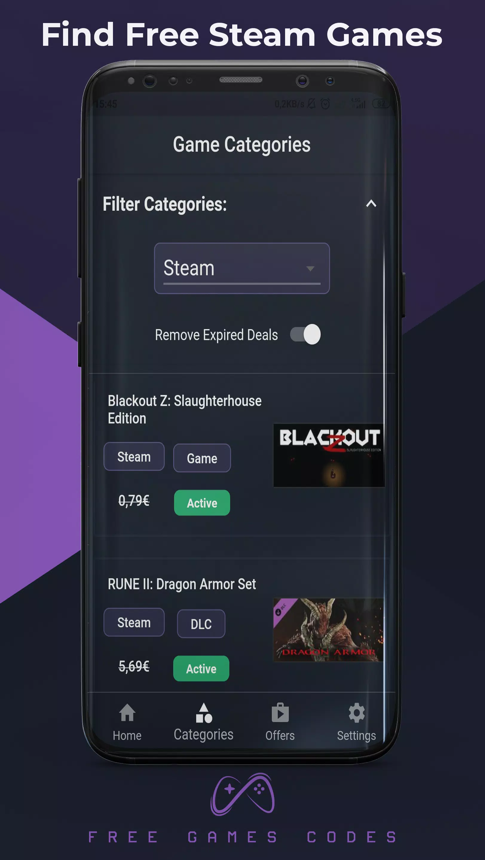 PC Games Alerts on Steam, Epic应用截图第3张