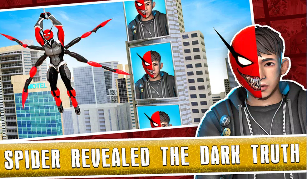 Black Spider Rope SuperHero应用截图第3张